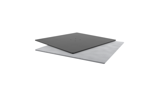 V-Series Aluminum Plate Cover - Gunmetal Gray product image