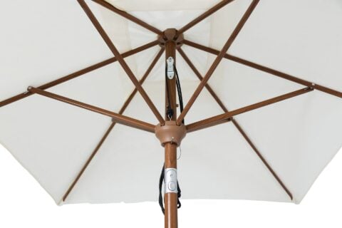 Tempo Amazon umbrella, view of the internal mechanism and frame