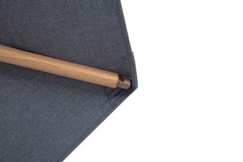 Tempo Andrews Cusine umbrella corner detail.