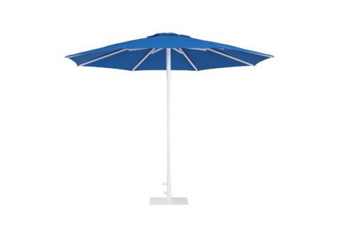 Tempo Callas umbrella in blue against a white background.