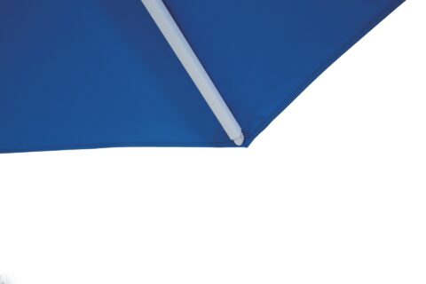 Tempo Callas umbrella blue fabric corner detail.