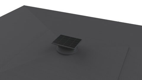 Catania Swirl Aurora umbrella lighting system control