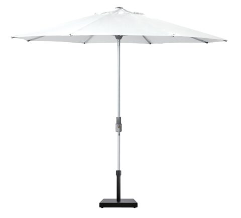Catania Swirl Aluminum Market Umbrella, full view image.