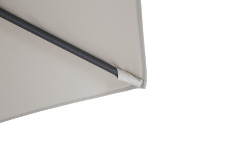 Tempo Easy Life II umbrella fabric corner detail close-up.