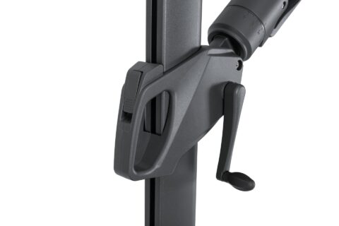 Tempo Frida umbrella crank handle and tilting mechanism detail.