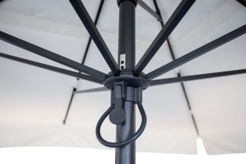 Tempo Istanbul umbrella close-up showing the deployment mechanism and frame.