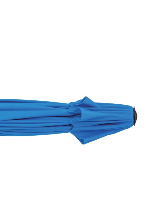 Linea 9FT Auto Tilt Fiberglass Rib umbrella showing a close-up of the rib connector.
