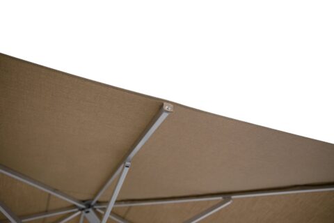 Tempo Maximus M2 M3 M4 umbrella, internal view showing frame and canopy attachment.