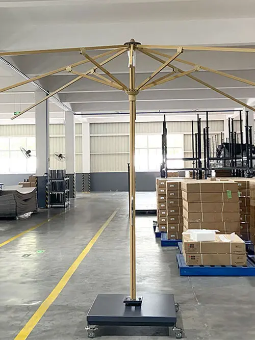 We are shipping bulk C2 & T60 commercial umbrellas to 12 countries worldwide.