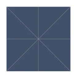 Piazza Giant Aluminum Telescoping Umbrella - PIA-A35R Square 11.5' × 11.5' / 3.5m × 3.5m