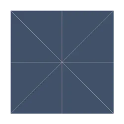 Piazza Giant Aluminum Telescoping Umbrella - PIA-A40R Square 13' × 13' / 4m × 4m