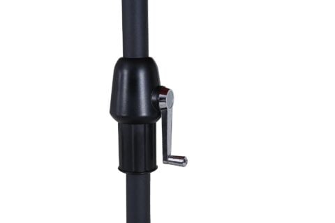 Tempo Sunflower umbrella crank mechanism detail shot.