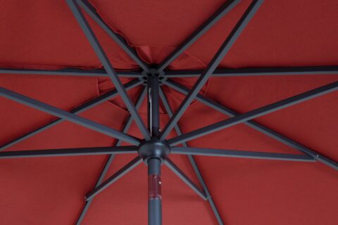 Tempo Sunflower umbrella rib and frame underside view.