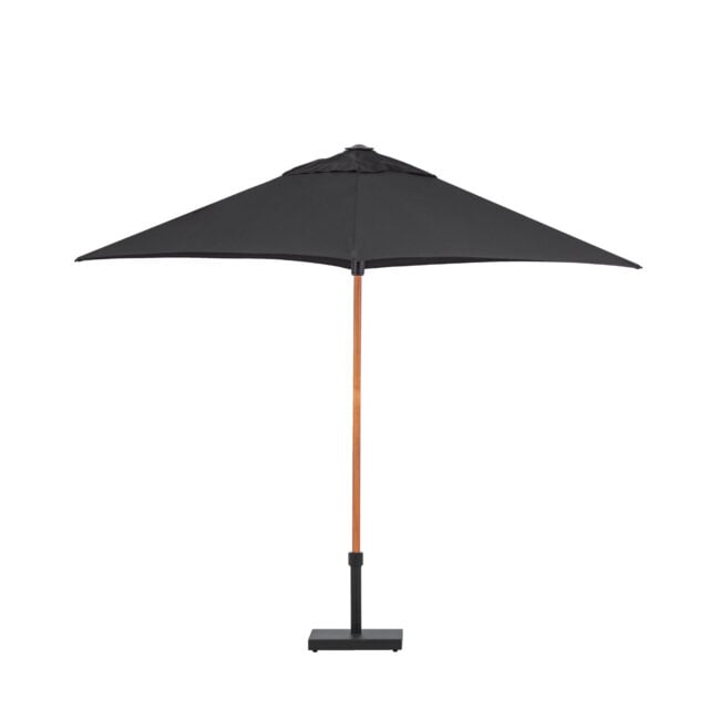 Tempo Frappe Wood GrainTek™ Market Push-Up Umbrella