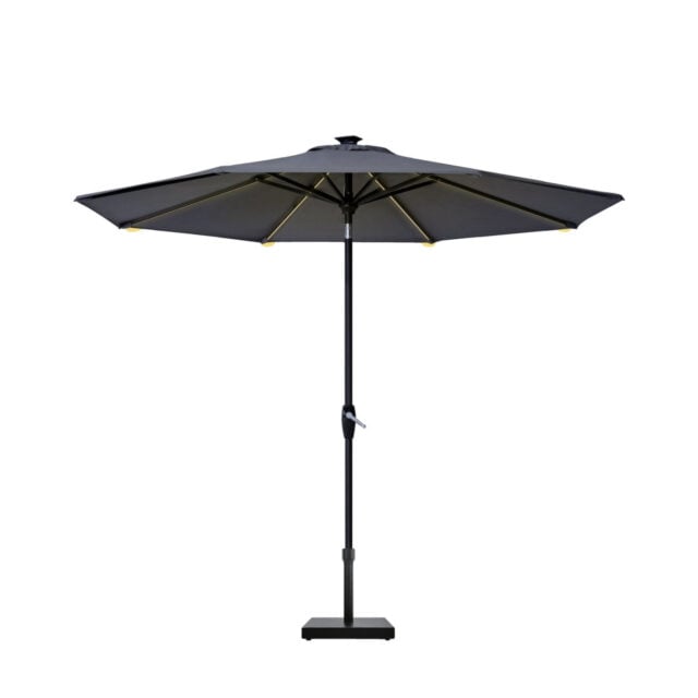 Tempo Linea 11FT Auto Tilt Aurora Aluminum Market Umbrella