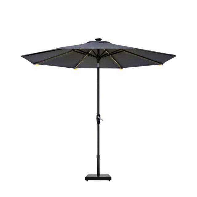 Tempo Linea 9FT Auto Tilt Aurora Aluminum Market Umbrella