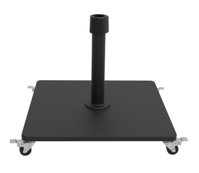 Tempo Steel Plate Base with wheels