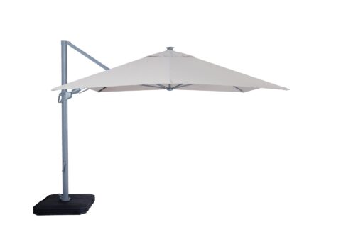 Tempo Utretch outdoor umbrella on a white background, showing full product view.