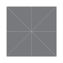 V1X Giant Aluminum Telescoping Cantilever - V1X-A35S Square 11.5' × 11.5' / 3.5m × 3.5m