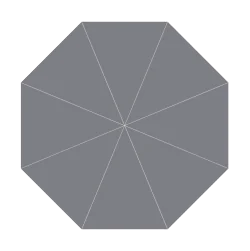 Velo Aluminum Cantilever Umbrella - V32-A330 Round 11' / 3.3m diameter